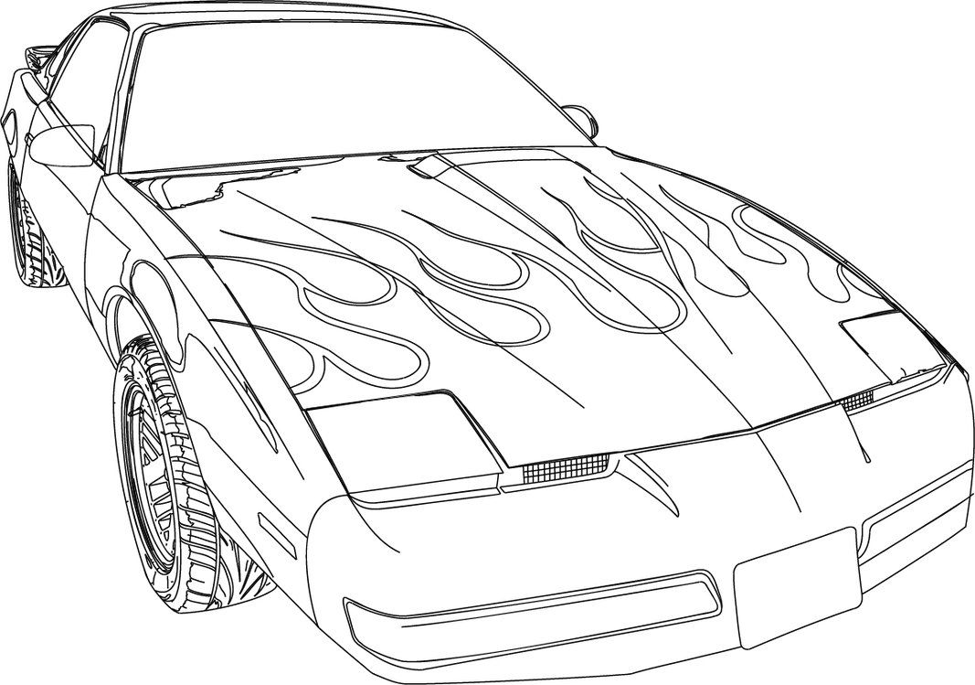 Trans Am Coloring Pages At Getcolorings | Free intérieur Coloriage Dodge Charger