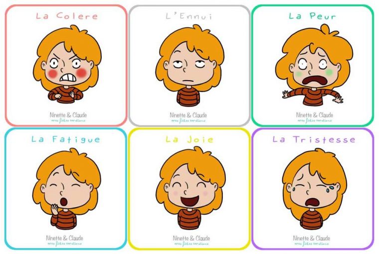 Très Fiches Emotions – Comprendre Mes Emotions – Ninette à Ninette Et Claude