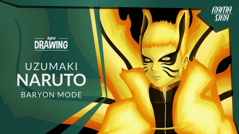 Uzumaki Naruto Baryon Mode | Speed Paint – pour Naruto Baryon Mode A Colorier