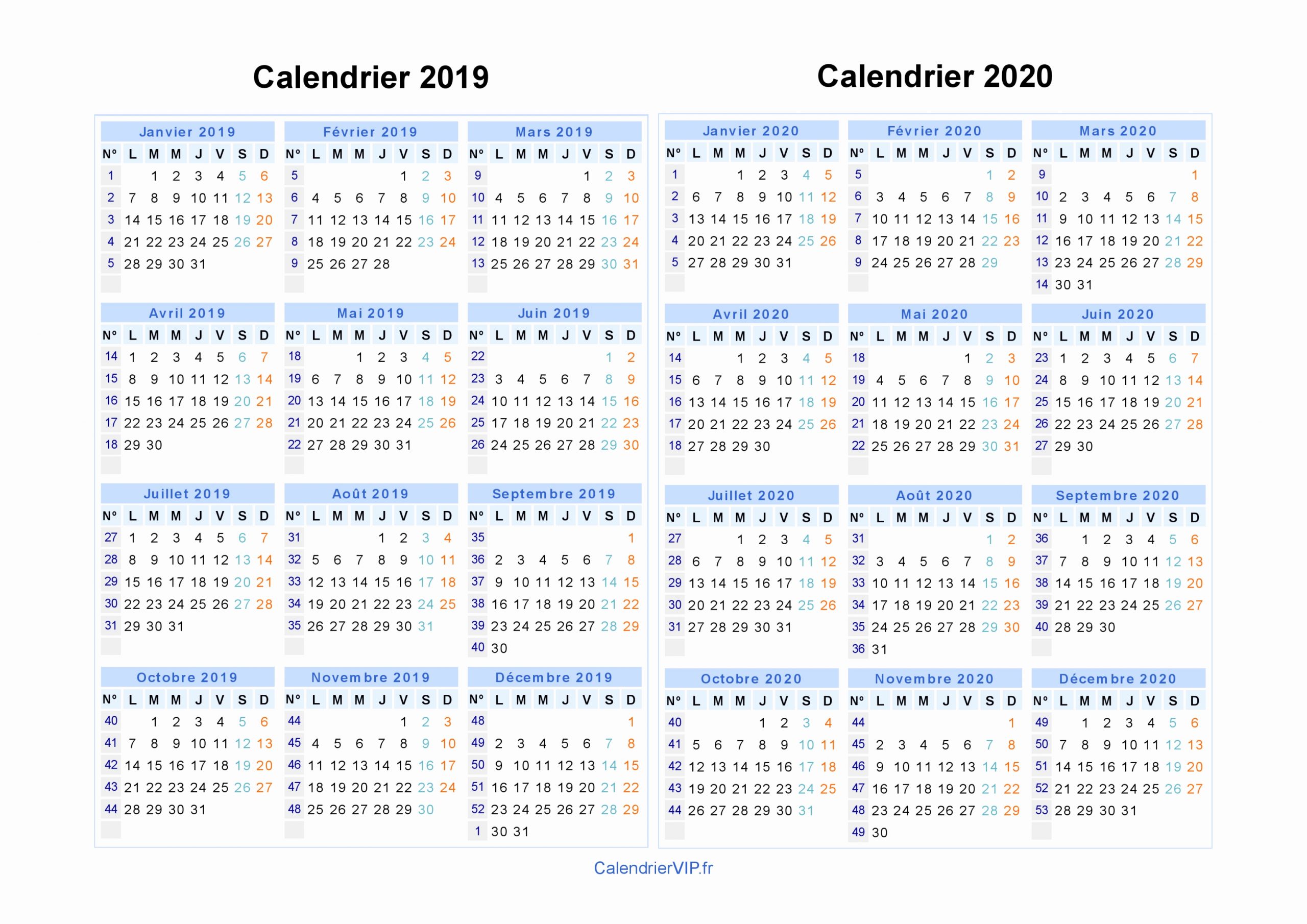 Vacances Scolaires 2019 2020 Calendrier 2019 2020 A avec Vacances 2019 2019