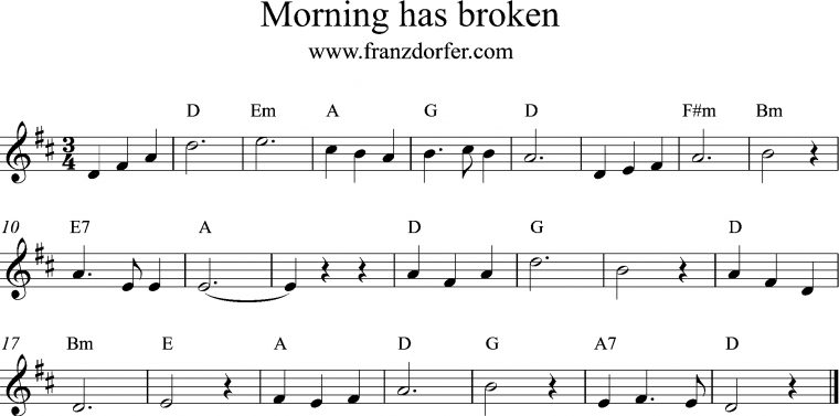 Violin -Morning Has Broken à Oh Claire De La Lune
