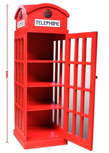 Vitrine Bibliothèque Cabine Téléphone Anglaise Rouge pour Cabine Taclacphonique Anglaise A Imprimer