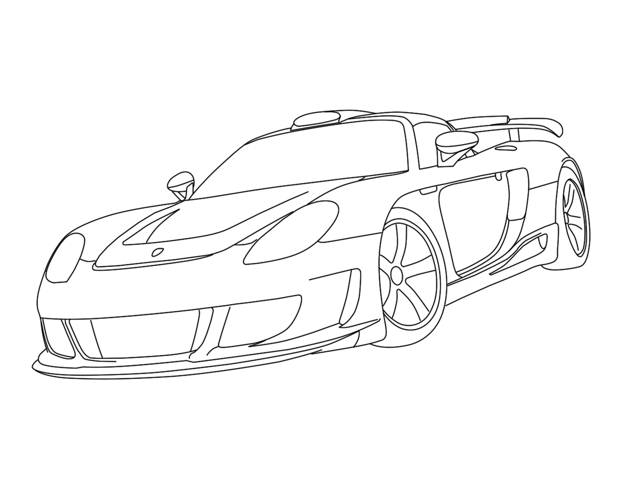 Voiture Coloriage Porsche : Porsche Dessin Beau Galerie à Fast And Furious Coloriage