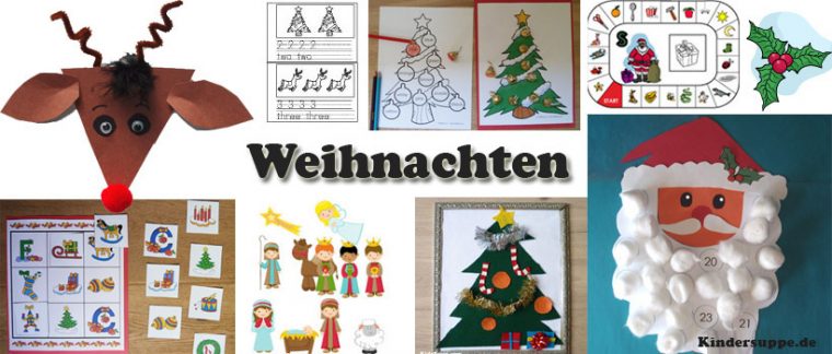 Weihnachten Kindergarten Und Kita Basteln Und Spiel-Ideen tout Kindersuppe Abo