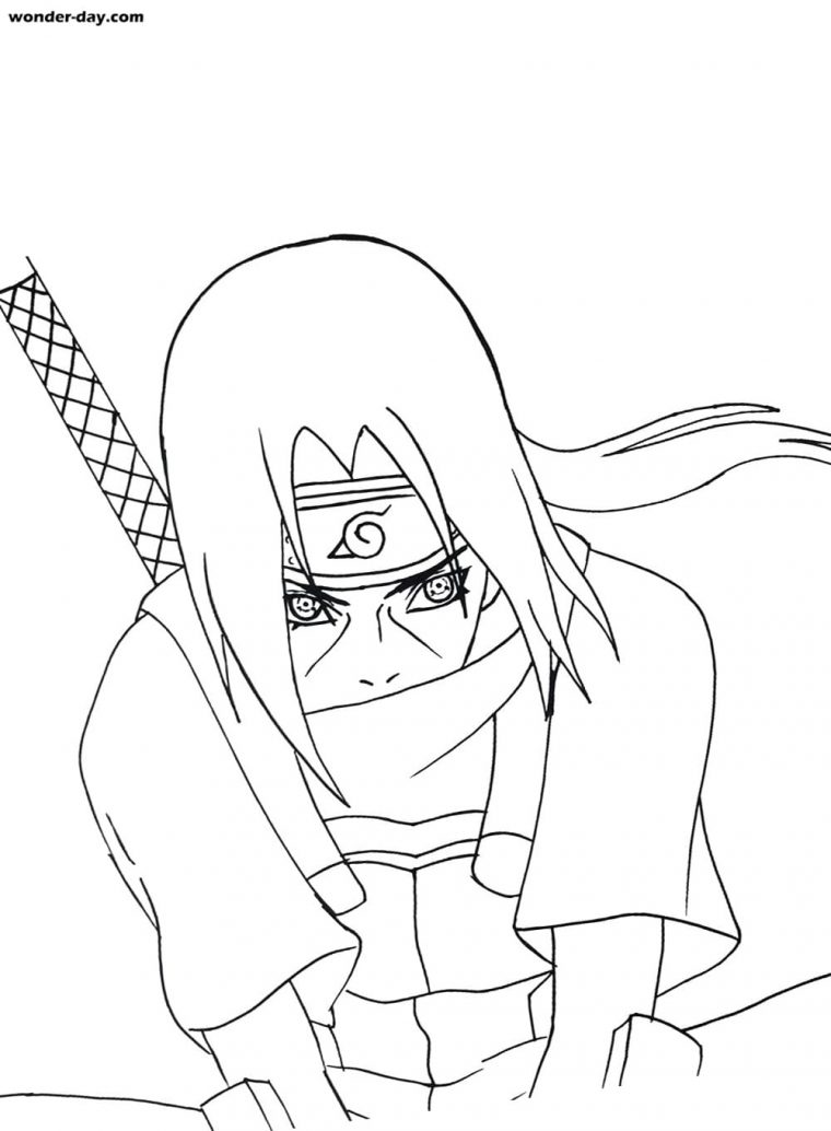 itachi uchiha dessin a imprimer