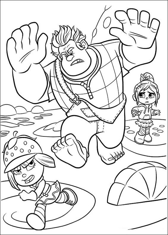Wreck-It Ralph Coloring Pages – Best Coloring Pages For Kids concernant Ralph Wrecks This Book Pages
