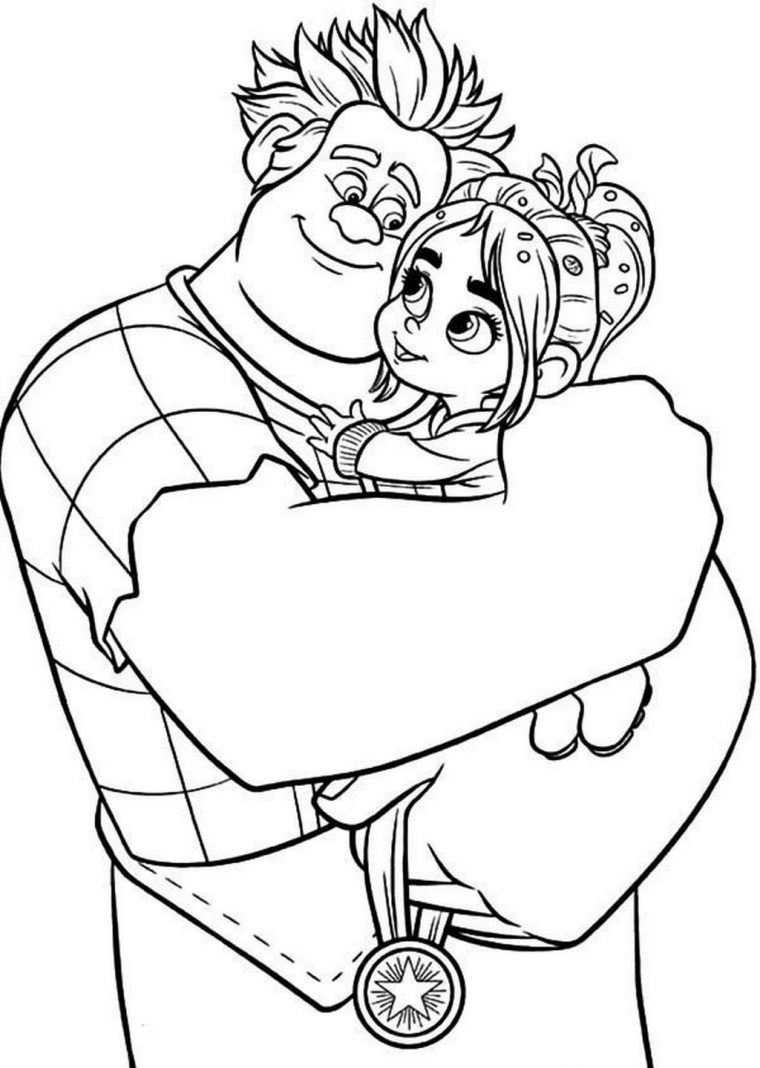 Wreck-It Ralph Printable Coloring Pages For Kids serapportantà Ralph Wrecks This Book Pages