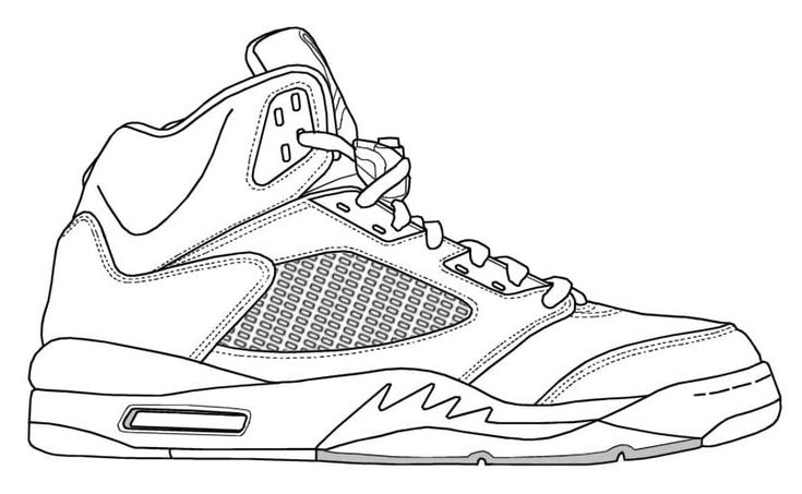 jordan 1 coloring page jordan 1 coloring page