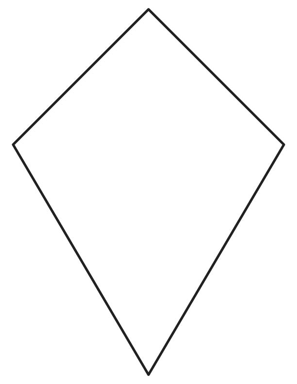 coloring page of a kite coloring page of a kite
