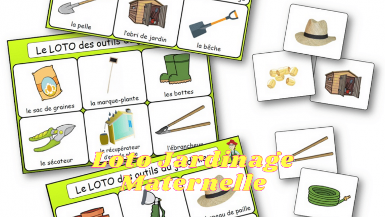 Loto Jardinage Maternelle 