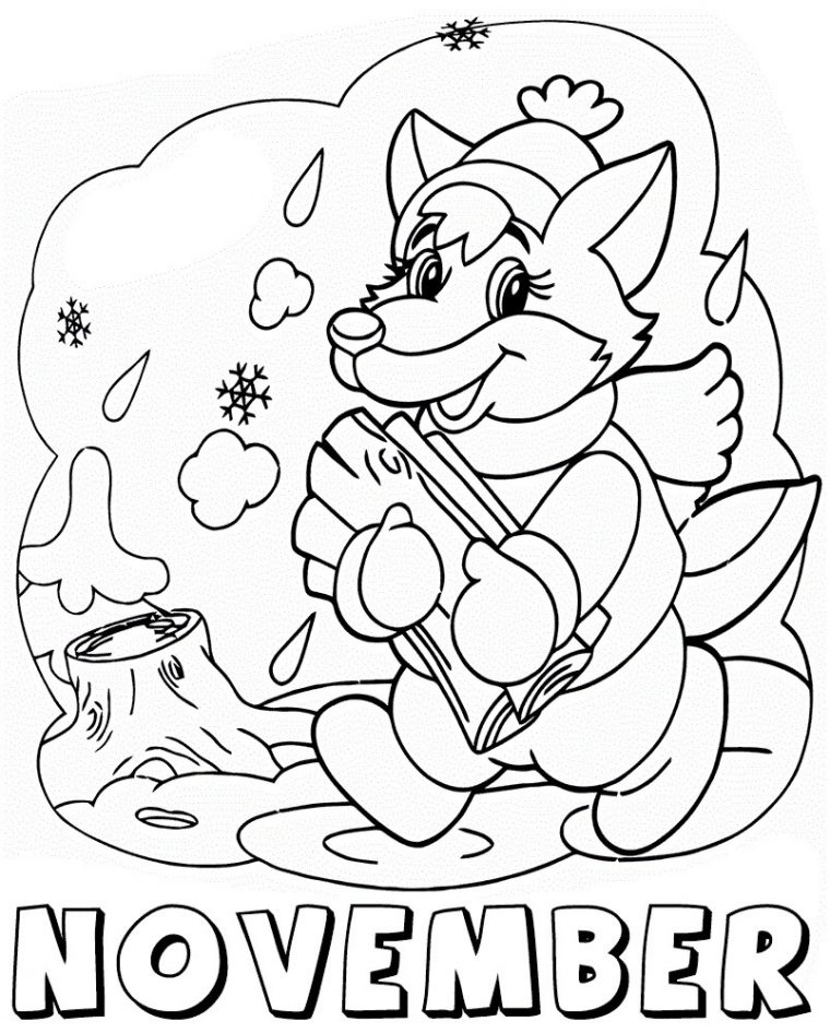 november color page