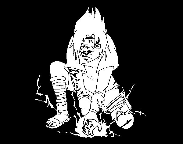 vs sasuke dessin a imprimer naruto