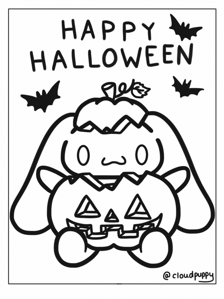 cinnamoroll coloring pages