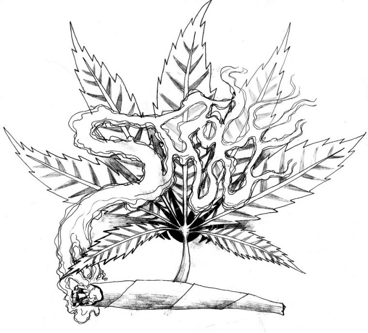 weed coloring pages weed coloring pages