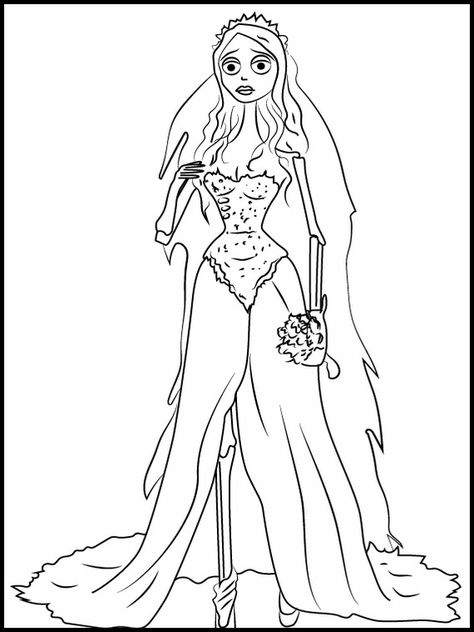 corpse bride coloring pages corpse bride coloring pages