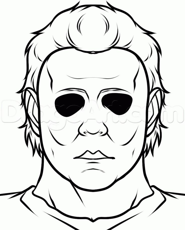 michael myers coloring pages