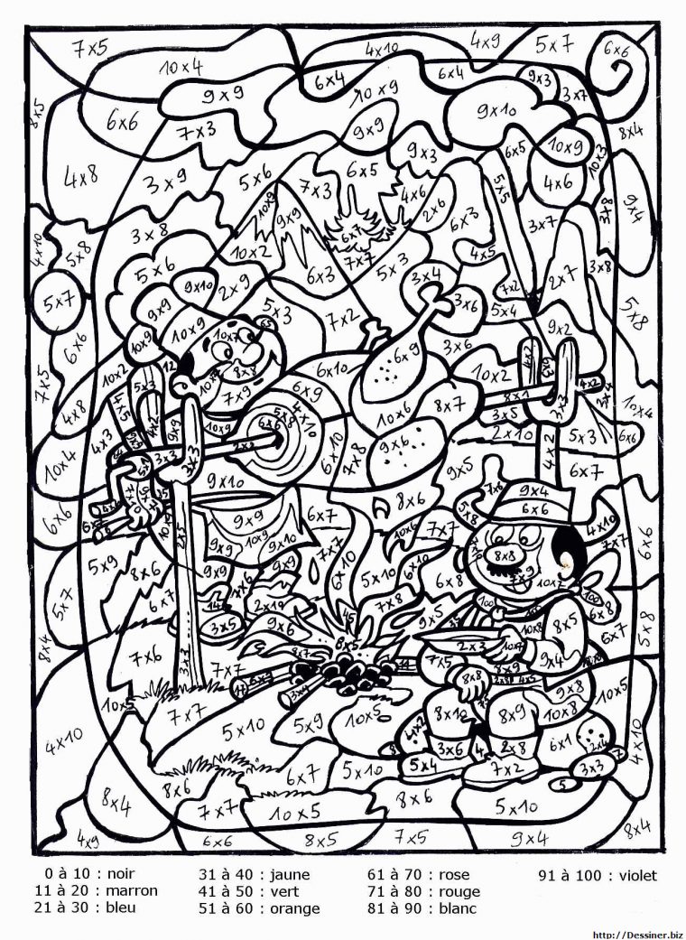 10 Excellent Coloriage Magique Cm1 Multiplication Pics – Coloriage destiné Coloriage Magique Ce1 Multiplication