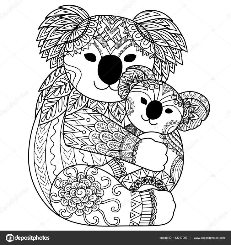 145 Best Coloring: Animals Images On Pinterest | Coloring Pages dedans Coloriage Mandala Koala 145 Best Coloring: Animals Images On Pinterest | Coloring Pages dedans Coloriage Mandala Koala