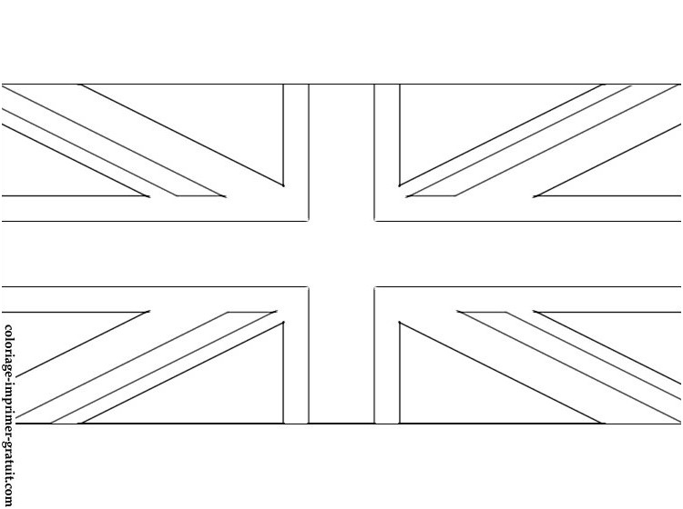 15 Agréable Coloriage Drapeau Angleterre Collection – Coloriage concernant Drapeaux Anglais A Colorier