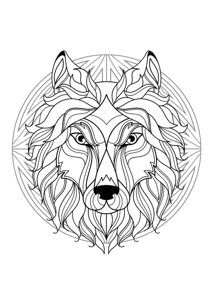 15 Animé Coloriage De Mandala Collection | Animal Coloring Pages dedans Coloriage Mandala Loup 15 Animé Coloriage De Mandala Collection | Animal Coloring Pages dedans Coloriage Mandala Loup