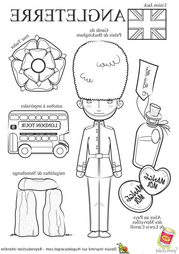15 Pratique Drapeau Angleterre Coloriage Images | Kids Around The World à Drapeaux Anglais A Colorier