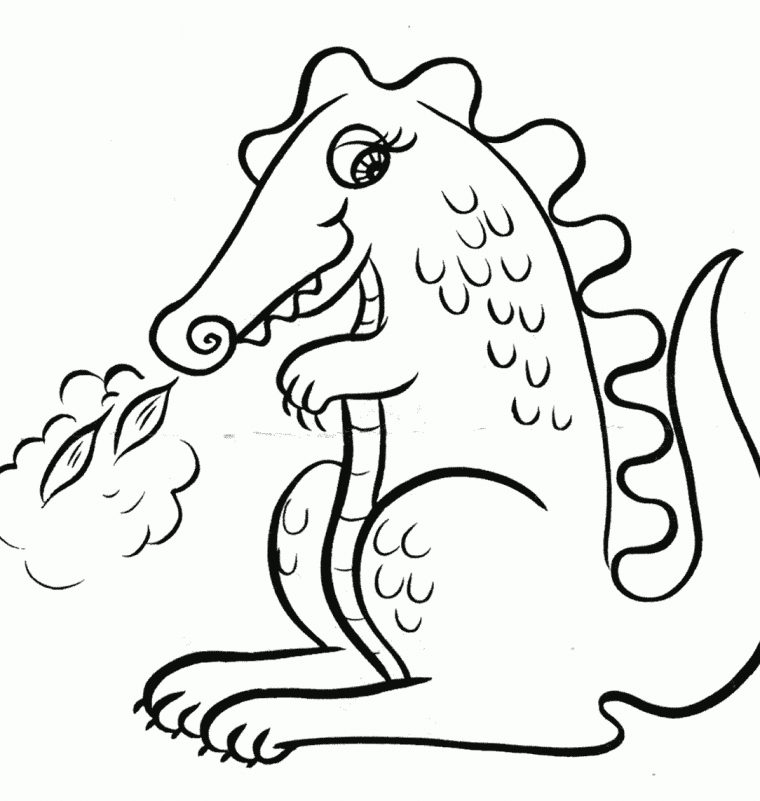 157 Dessins De Coloriage Dragon À Imprimer Sur Laguerche – Page 3 tout Coloriage Animaux Être