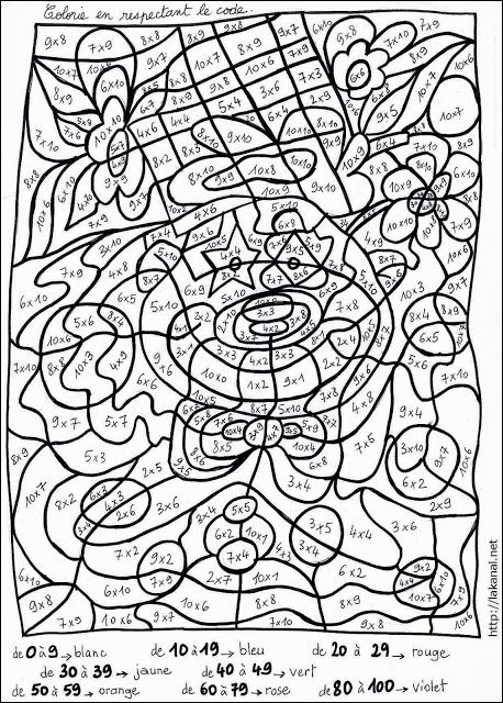 16 Présent Coloriage Magique Multiplication Image | Coloriage Magique dedans Dessin Coloriage Magique Multiplication