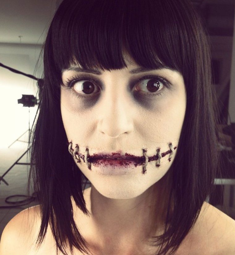 30 Maquillages D'Halloween Qui Feront De Vous La Reine De La Soirée pour Squelette Qui Fait Peur