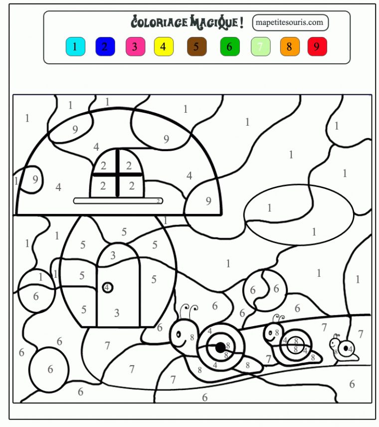 66 Dessins De Coloriage Magique À Imprimer Sur Laguerche – Page 1 pour Coloriage Magique 5 Ans En Ligne