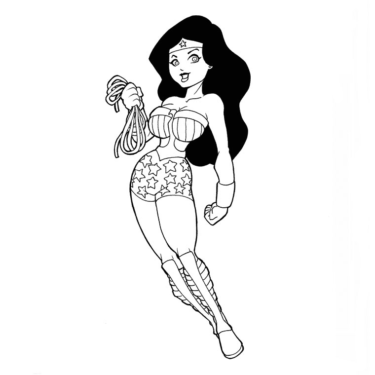 68 Dessins De Coloriage Wonder Woman À Imprimer dedans Dessiner Facillement Goldorak