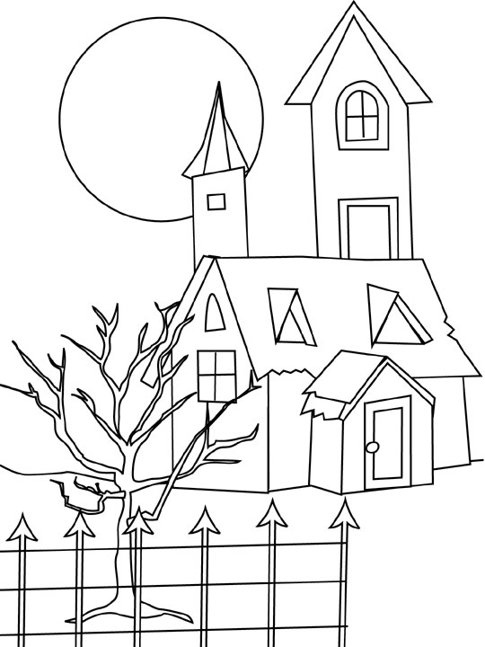 87 Dessins De Coloriage Maison À Imprimer Sur Laguerche – Page 2 encequiconcerne Coloriage Maison Avec Animlaux