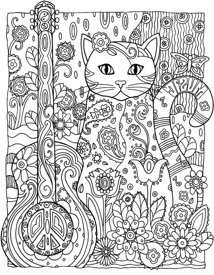 9 Beau De Coloriage Difficile Animaux Photos En 2020 | Coloriage Chat avec Coloriage Magique Difficile