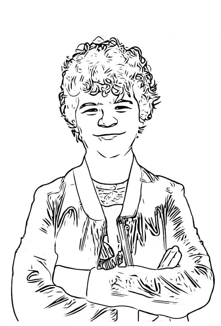 stranger things max coloring pages