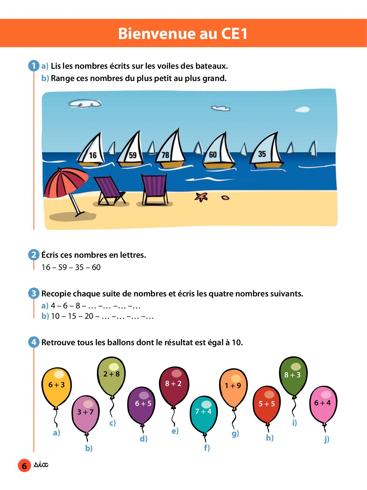 À Portée De Maths Ce1 - Édition 2012 - Calameo Downloader à Calameo Ce1 Math