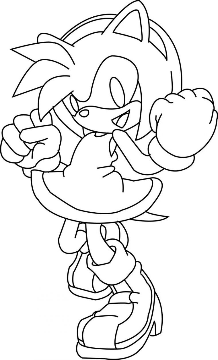 amy rose coloring pages amy rose coloring pages
