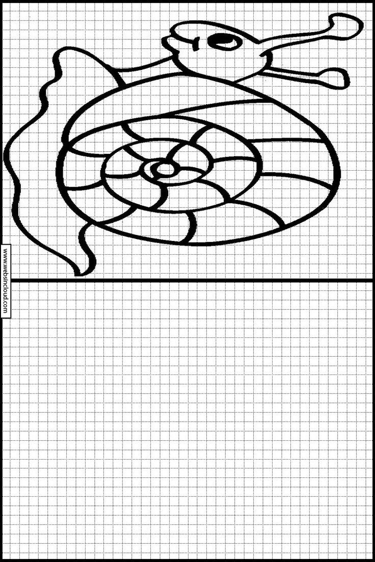 Animaux 228 Apprendre À Dessiner. Activités Pour Les Enfants À Imprimer pour Coloriage Magique Quadrillage