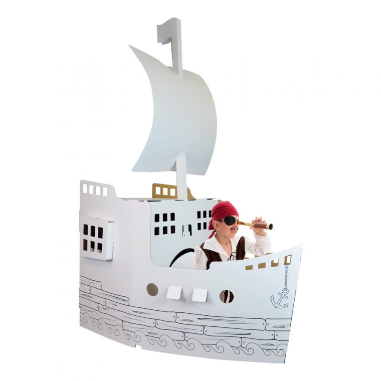 Bateau En Carton | Jouets En Carton, Bateau Pirate, Bateaux De Pirates encequiconcerne Bateau Pirate En Carton Fabriquer