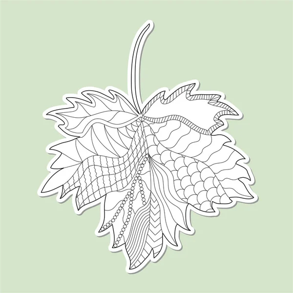 Beaver Avec Une Feuille D'Érable Dans La Patte. Coloriage — Image destiné Erable A Colorier