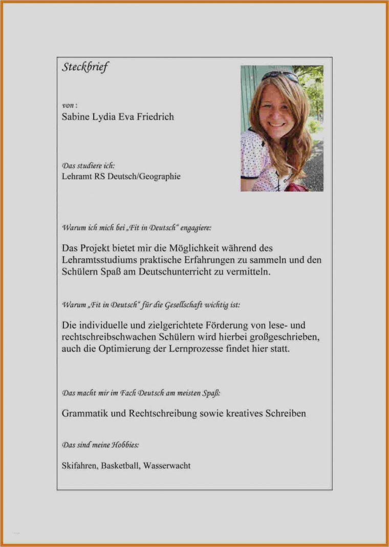 Beste Abschlussbericht Praktikum Kindergarten Vorlage Sie Können intérieur Steckbrief Erzieherin Kita Vorlage Beste Abschlussbericht Praktikum Kindergarten Vorlage Sie Können intérieur Steckbrief Erzieherin Kita Vorlage