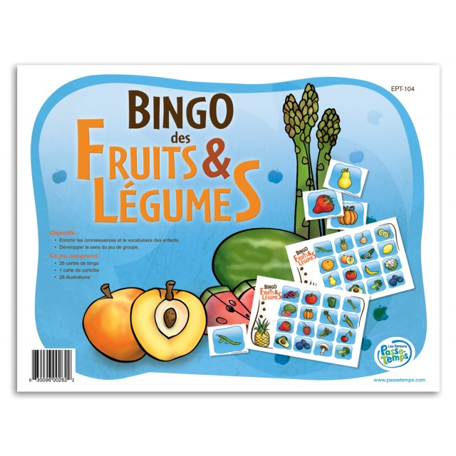 Bingo Des Fruits Et Légumes tout Comptine Pour Enfant Enfant Fruit Et Legume