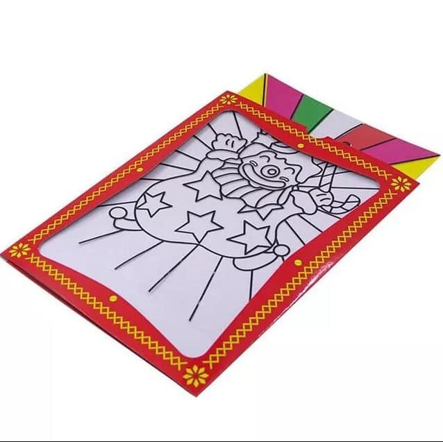 Cadre À Coloriage Magique – Clown – Magic-Effect avec Coloriage Magique Quantité