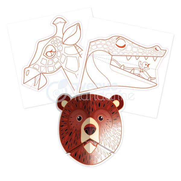 Carnet De Coloriage Graffy Color 3D – Animaux De La Savane – 24 pour Coloriage Animaux 3D Carnet De Coloriage Graffy Color 3D – Animaux De La Savane – 24 pour Coloriage Animaux 3D