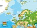 Carte De L'Europe - Cartes Reliefs, Villes, Pays, Euro, Ue, Vierge intérieur Europe Maps Vierge