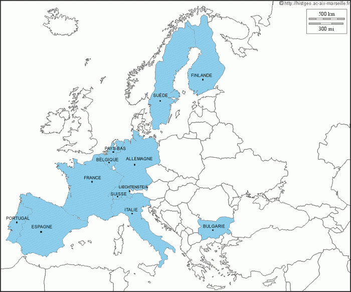 Carte Europe concernant Carte Vierge A Completer Construction Union Europeenne Carte Europe concernant Carte Vierge A Completer Construction Union Europeenne