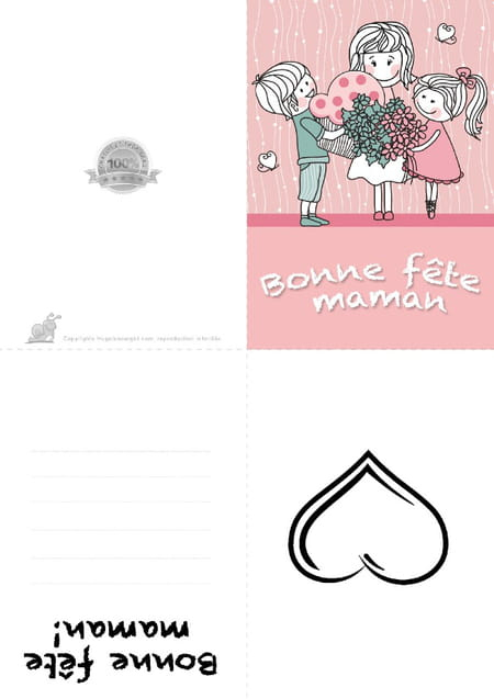 Carte Fête Des Mères Rose pour Hugo L&#039;Escargot Carte Fete Des Meres