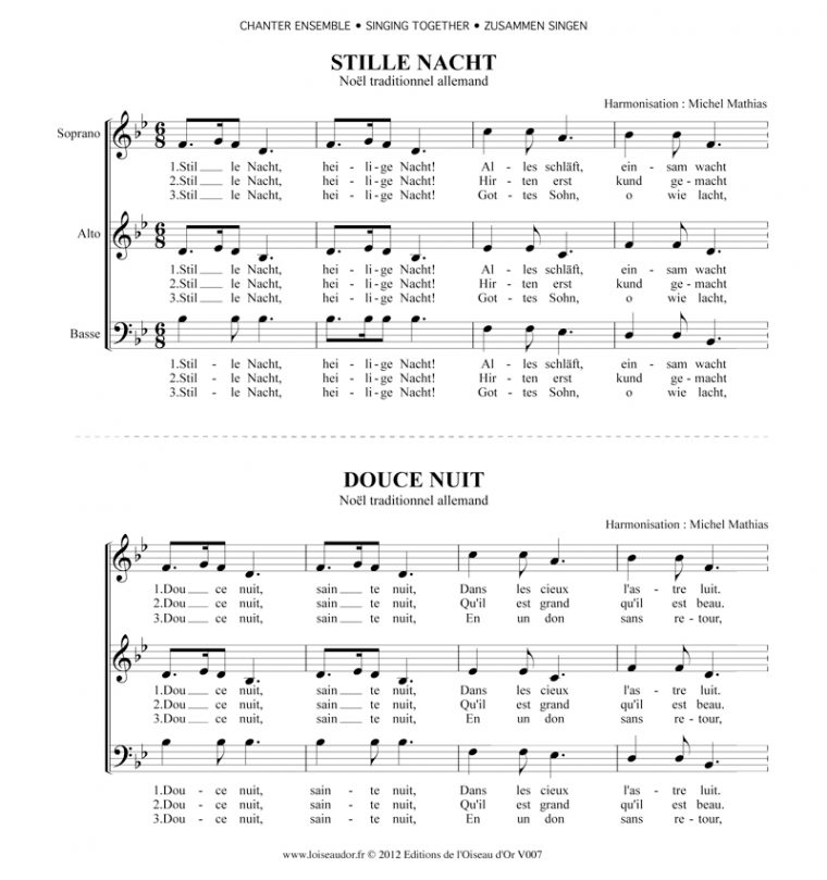 Chant De Noel Allemand Stille Nacht pour Chants De Noa«L Frana§Ais Gratuit Chant De Noel Allemand Stille Nacht pour Chants De Noa«L Frana§Ais Gratuit