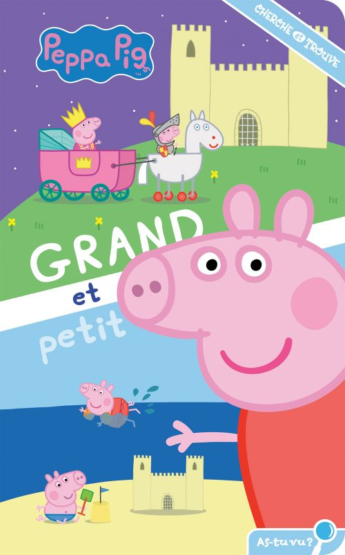 Cherche Et Trouve, Peppa Pig: Grand Et Petit - Presses Aventure pour Peppa Pig En Francais 2020