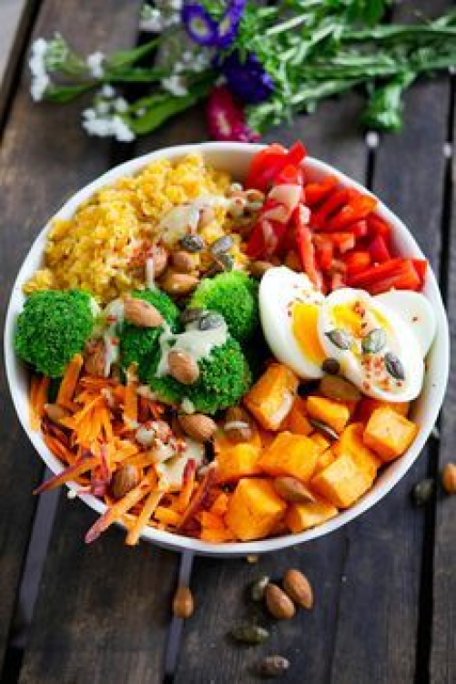Clean Eating Trend: Rainbow Buddha Bowl – Gaumenfreundin – Food # pour Gaumenfreundin