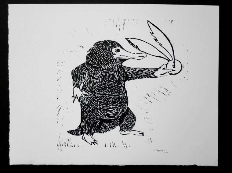 Coloriage Animaux Fantastiques Niffleur destiné Coloriage Animaux Fantastiques