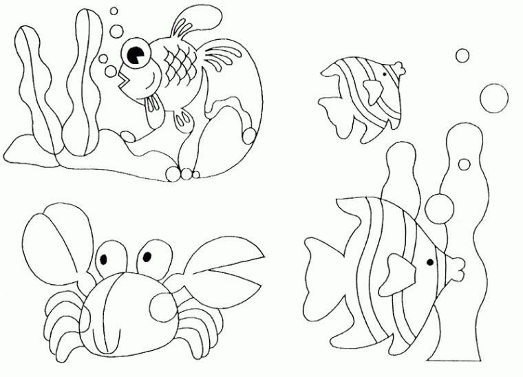Coloriage Animaux Marins intérieur Coloriage Animaux 7 Mer